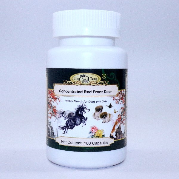 Concentrated Red Front Door